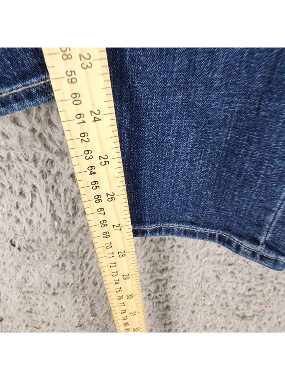 Lucky Brand Jeans Womens 12/31 Blue Stretch Denim Bridgitte Skinny *Read* - Picture 7 of 13